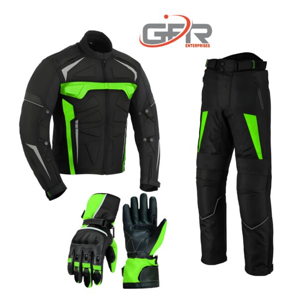 Motorcycle Set Gloves & Suit