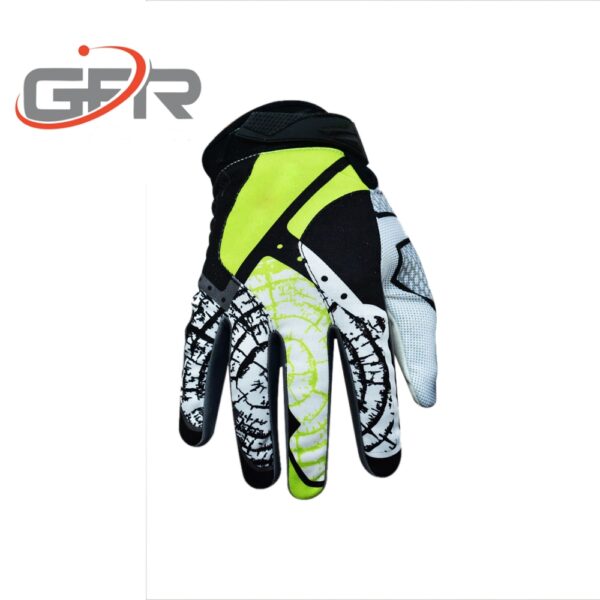 Fluorescent Design Motocross Gloves - Image 2