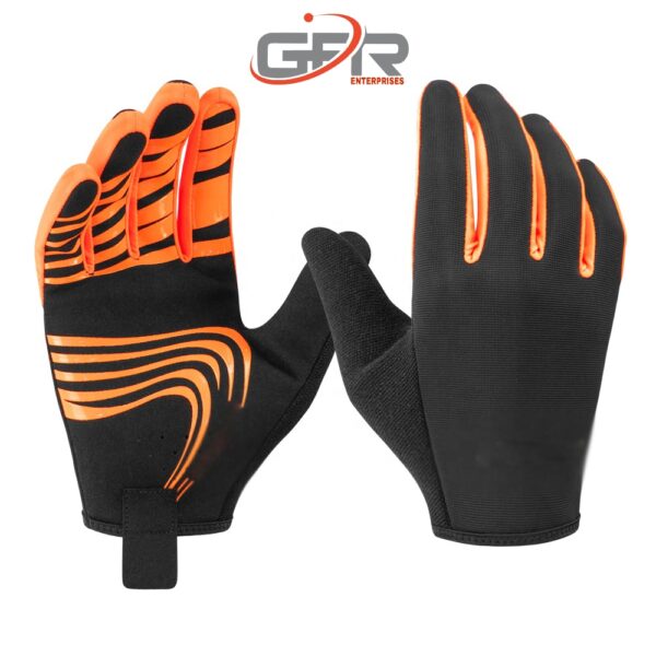 BLACK/ORANGE Cycling Gloves