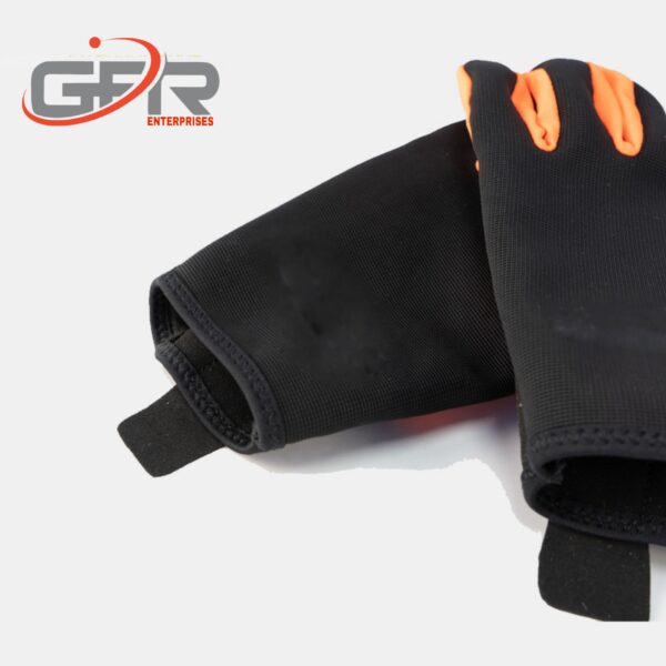 BLACK/ORANGE Cycling Gloves - Image 2