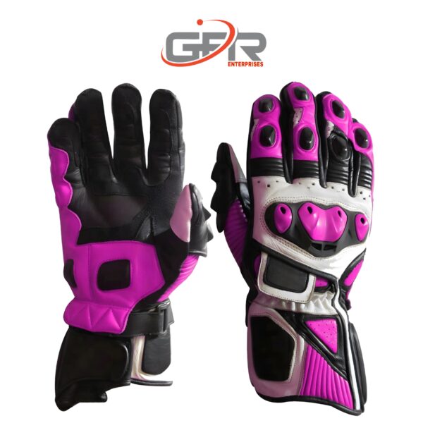 Long Motorbike Gloves - Image 2