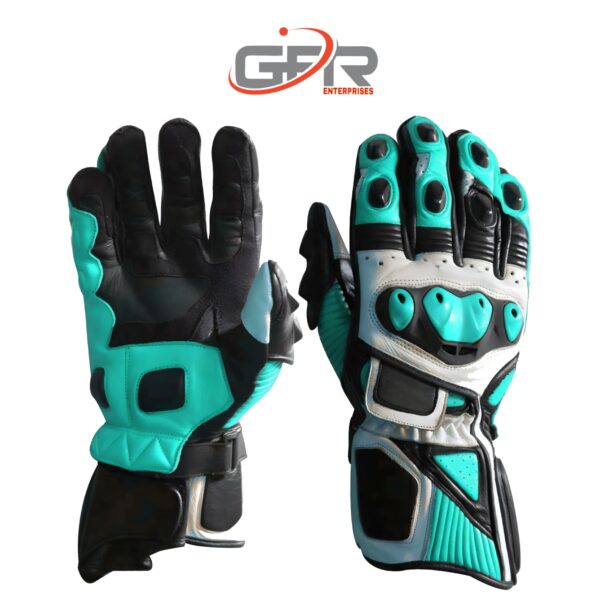 Long Motorbike Gloves - Image 3